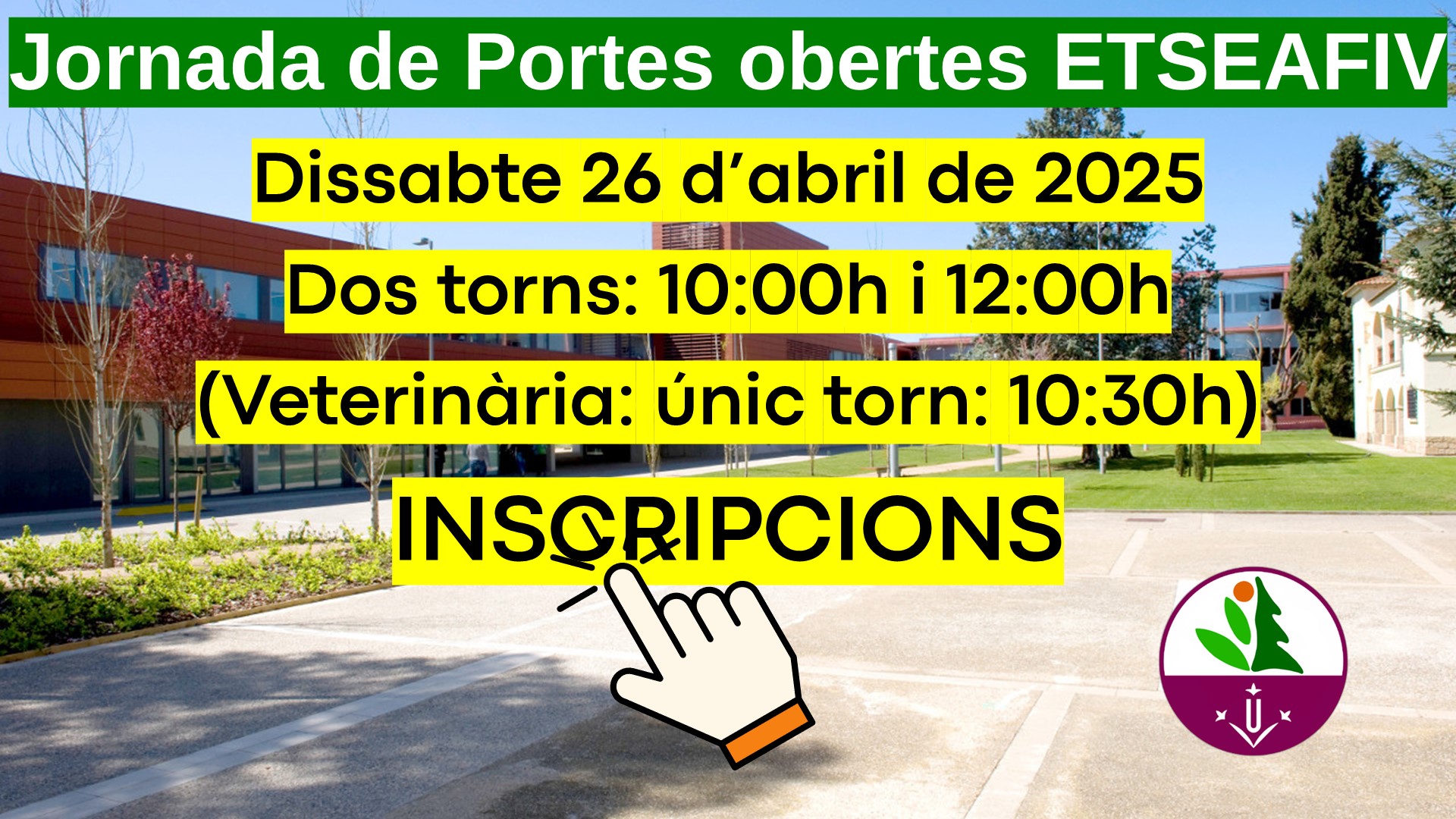 Portes obertes Abril 2025